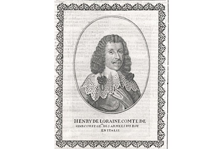 Henry Harcourt, Merian, mědiryt, 1651