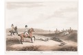 Lov na zajíce, Howitt, akvatinta, 1807