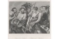 Satyr a Nymfy, Payne, oceloryt, 1860