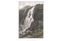 Vodopád Labe, Herloss, oceloryt, 1841