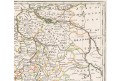 Germany North West, Bowen,  kolor. mědiryt, 1744