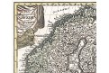 Schreiber : Schweden Norw.., kolor. mědiryt, 1749