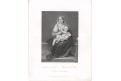 Madonna podle Murilla, Payne, oceloryt, (1860)