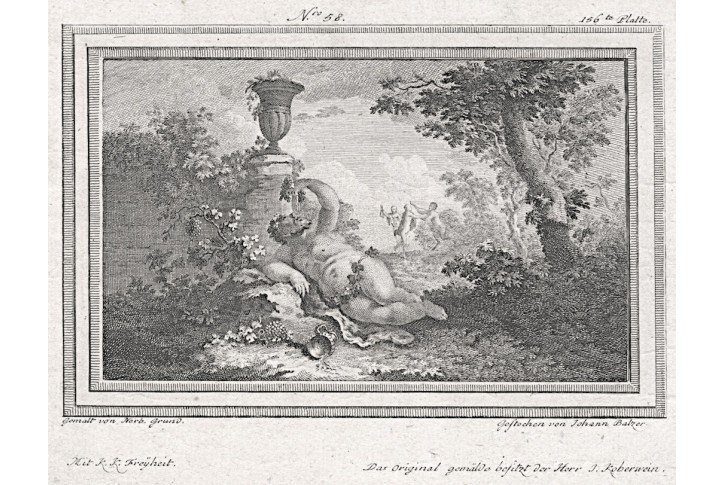 Grund -Balzer, Nro. 58 ,  mědiryt, (1780)