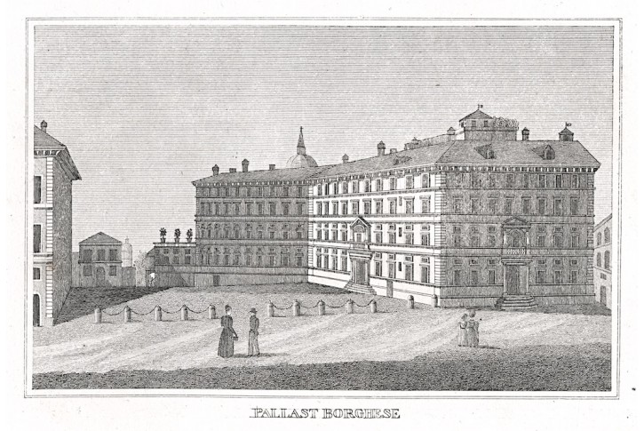Roma Borghese, Strahlheim, mědiry, 1834