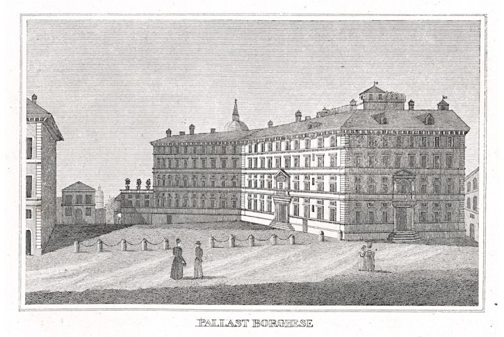 Roma Borghese, Strahlheim, mědiry, 1834