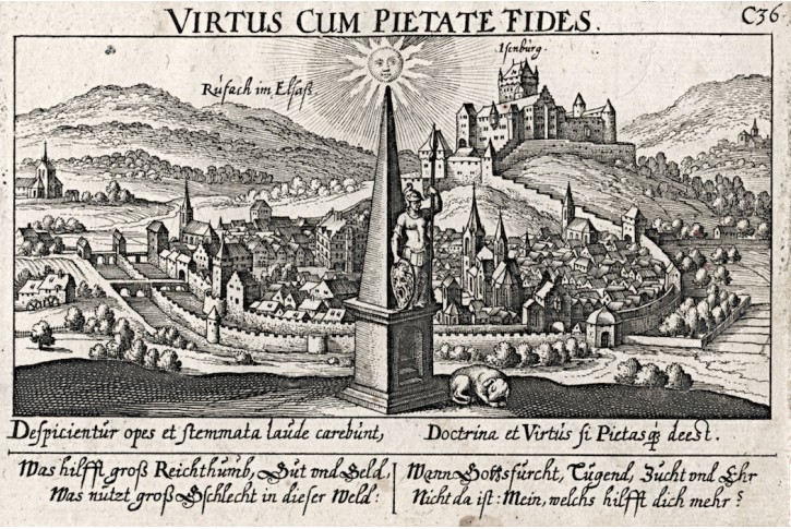 Rouffach, Meissner, mědiryt, 1637