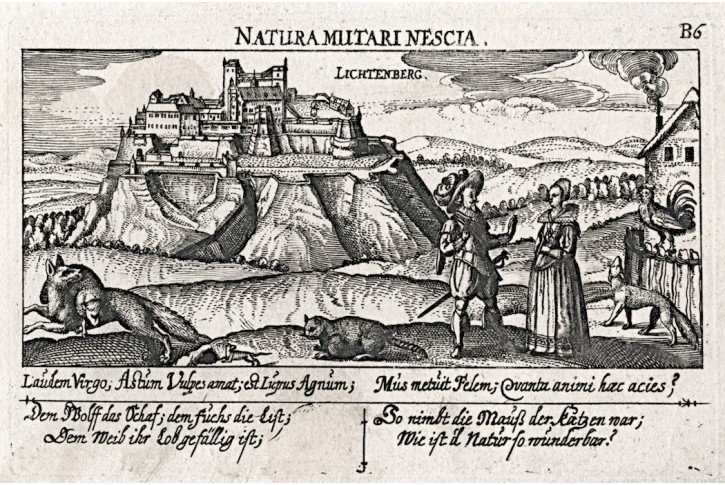 Lichtenberg Alsass, Meissner, mědiryt, 1637