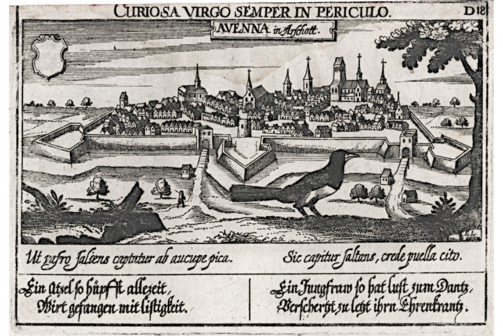 Avesnes, Meissner, mědiryt, 1637