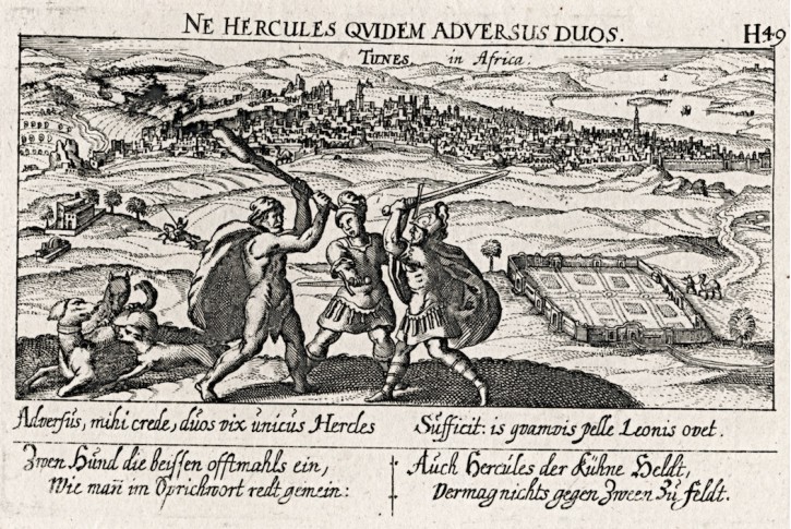 Tunis, Meissner, mědiryt, 1637