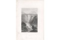 Terni vodopád, Payne, oceloryt (1860)