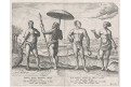 Cananor Malabare, Linschoten, mědiryt, 1597