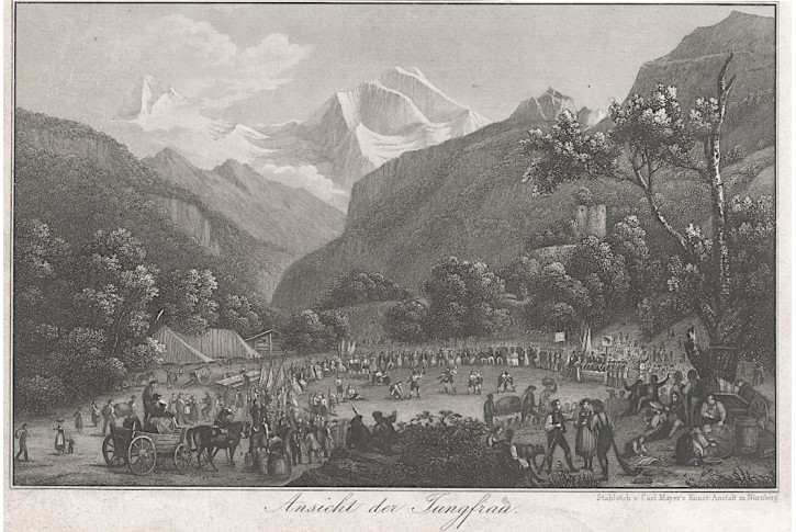 Jungfrau, Mayer, oceloryt, (1860)