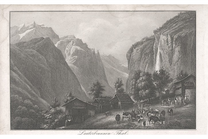 Lauterbrunnenthal, oceloryt, 1850