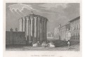 Roma Tempio de Vesta, Meyer, oceloryt, 1850