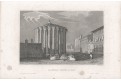 Roma Tempio de Vesta, Meyer, oceloryt, 1850