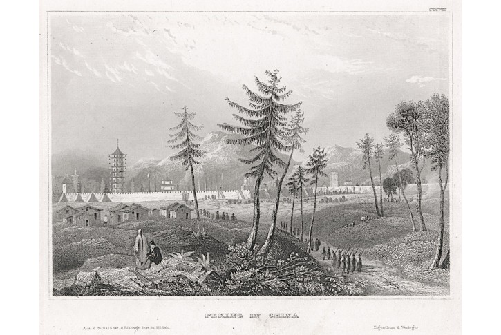 Peking, Meyer, oceloryt, 1850