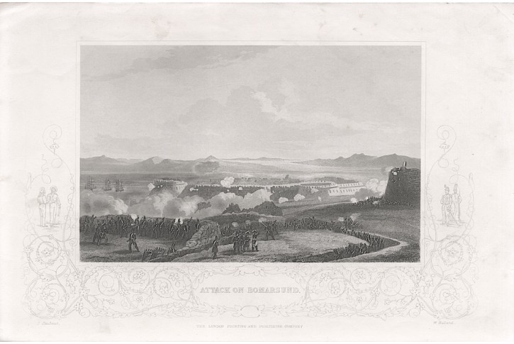 Bomarsund bitva,  oceloryt, (1830)