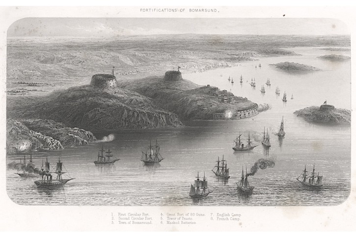 Bomarsund, oceloryt, (1840)