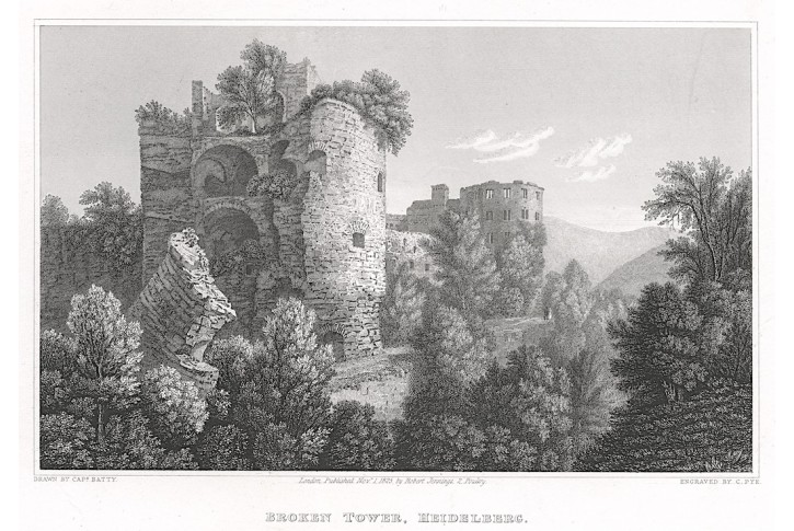 Heidelberg, Jennings,  oceloryt, 1825