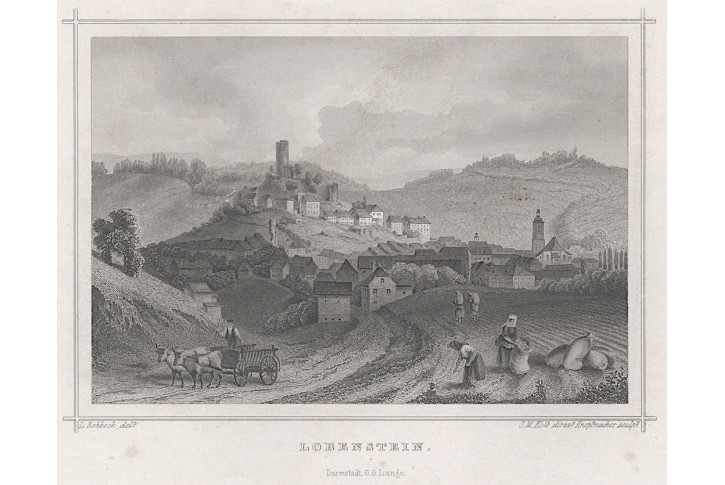 Lobenstein, Lange,  oceloryt 1855