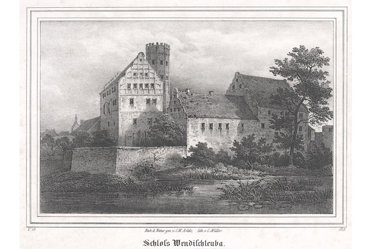 Wendischleuba,, litografie, (1840)