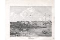 Kanton , Medau, litografie, (1840)