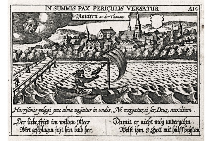 Mautern an der Donau, Meissner, mědiryt, 1637