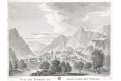 Borgo Valsugana, mědiryt,(1800)