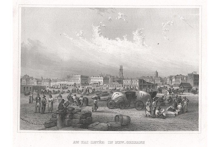 New Orleans Kai, Meyer, oceloryt, 1850