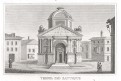 Roma Tempio di Saturno, Strahlheim, mědiry, 1834