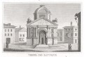 Roma Tempio di Saturno, Strahlheim, mědiry, 1834