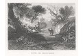Tabor hora vrchol  Galilej,  oceloryt, (1840)