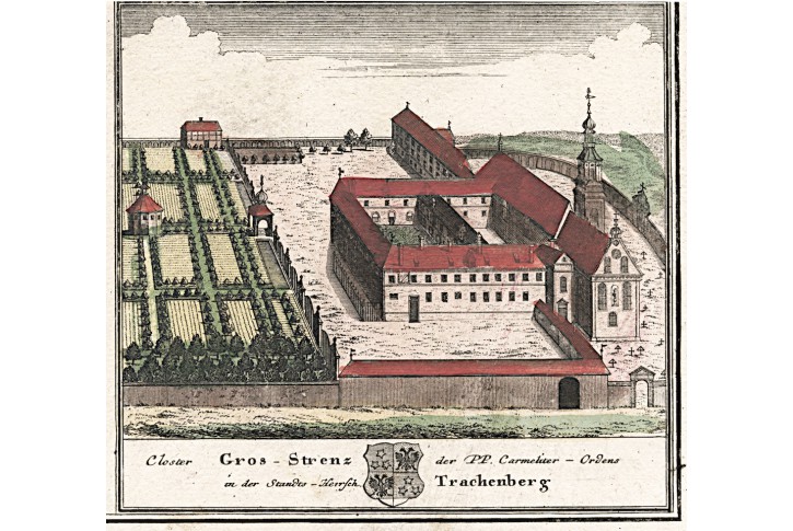 Glebowice, Homann, mědiryt, (1740)