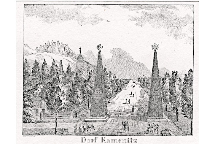 Kamenice,  litografie, 1836