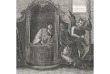 Zpověď anděl dábel,  mědiryt, (1780)