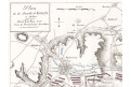 Kilian, Kolín Plaňany,  bitva plán, mědiryt 1759