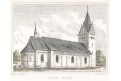 Brøns Kirke - Skærbæk, oceloryt, (1850)