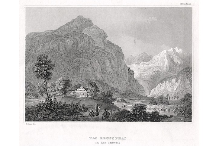 Reussthal, Meyer, oceloryt, 1850