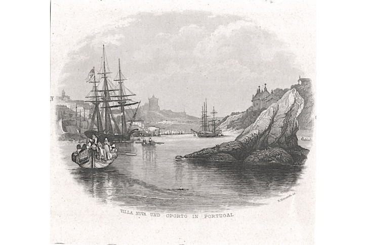 Oporto I., Meyer, oceloryt, (1850)