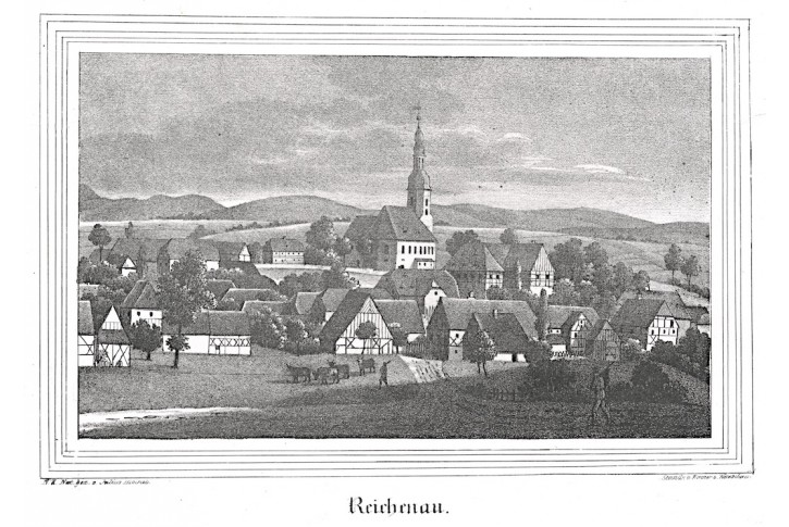 Hartmannsdorf-Reichenau., litografie, 1837