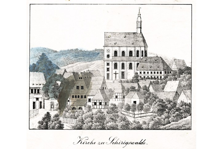 Schirigswalde, litografie, 1837