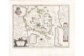 Blaeu : Fionia, kolor. mědiryt, (1640)
