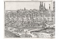 München - Monacum, H. Schedel, dřevořez 1493