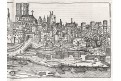 München - Monacum, H. Schedel, dřevořez 1493