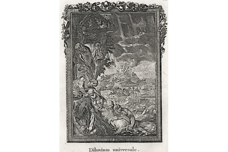 Potopa světa, mědiryt, (1790)