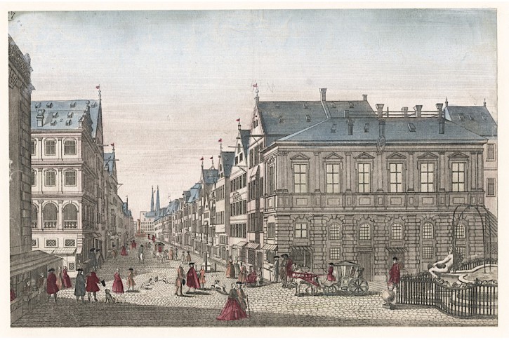 Augsburg, kolor. mědiryt, (1780)