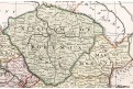 Čechy Rakousko, Bowen,  kolor. mědiryt, 1744