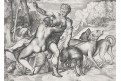 Venuše a Adonis, mědiryt, 17. stol