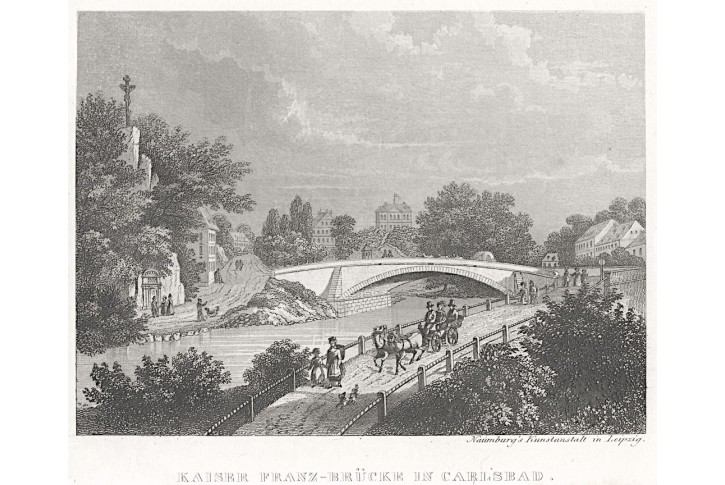 Karlovy Vary, Naumburg, oceloryt (1850)